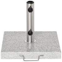 Supporto Base Per Ombrellone da Giardino in Marmo Peso 25kg 40×40×36cm