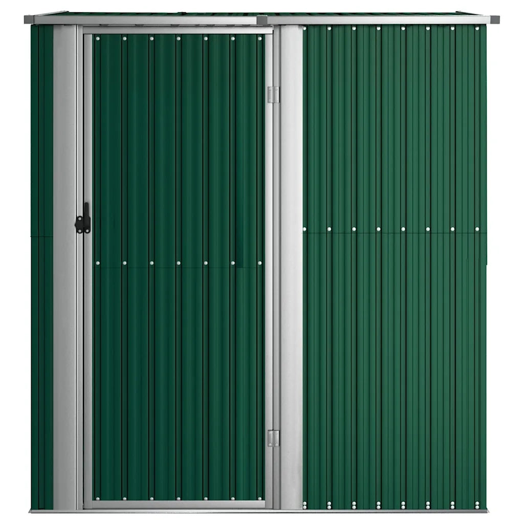 Casetta da giardino verde 180,5x97x209,5 cm in acciaio zincato CFW6024140