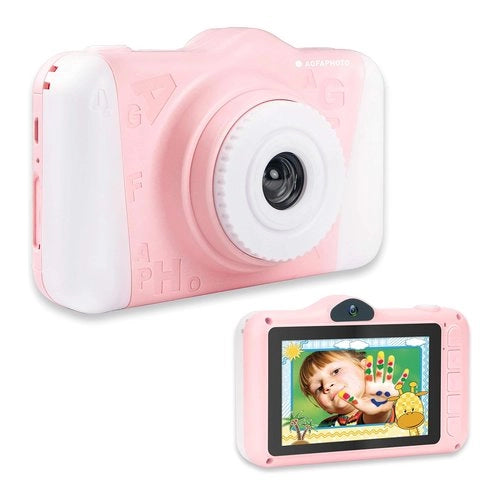 Fotocamera compatta agfa kfsc2p realikids cam 2 pink pink