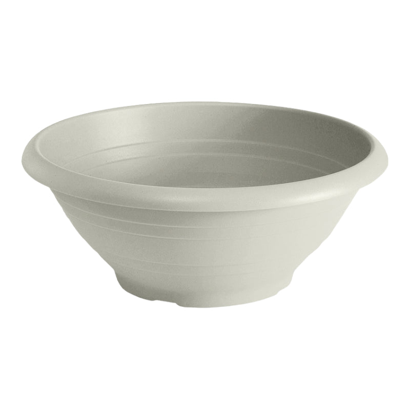 CIOTOLA CAMPANA diam. 25 in plastica VASO BASSO FOTO REALE Veca MADE IN ITALY Color: BIANCO