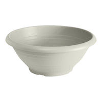 CIOTOLA CAMPANA diam. 25 in plastica VASO BASSO FOTO REALE Veca MADE IN ITALY Color: BIANCO