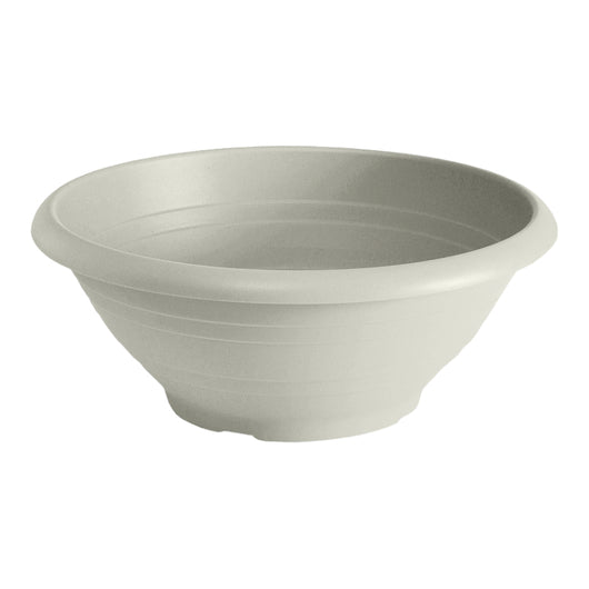 CIOTOLA CAMPANA diam. 25 in plastica VASO BASSO FOTO REALE Veca MADE IN ITALY Color: BIANCO