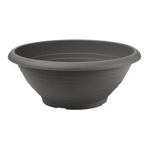 CIOTOLA CAMPANA diam. 35 in plastica VASO BASSO FOTO REALE Veca MADE IN ITALY Color: ANTRACITE