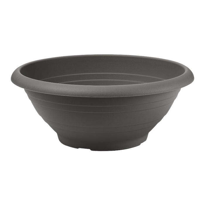 CIOTOLA CAMPANA diam. 35 in plastica VASO BASSO FOTO REALE Veca MADE IN ITALY Color: ANTRACITE