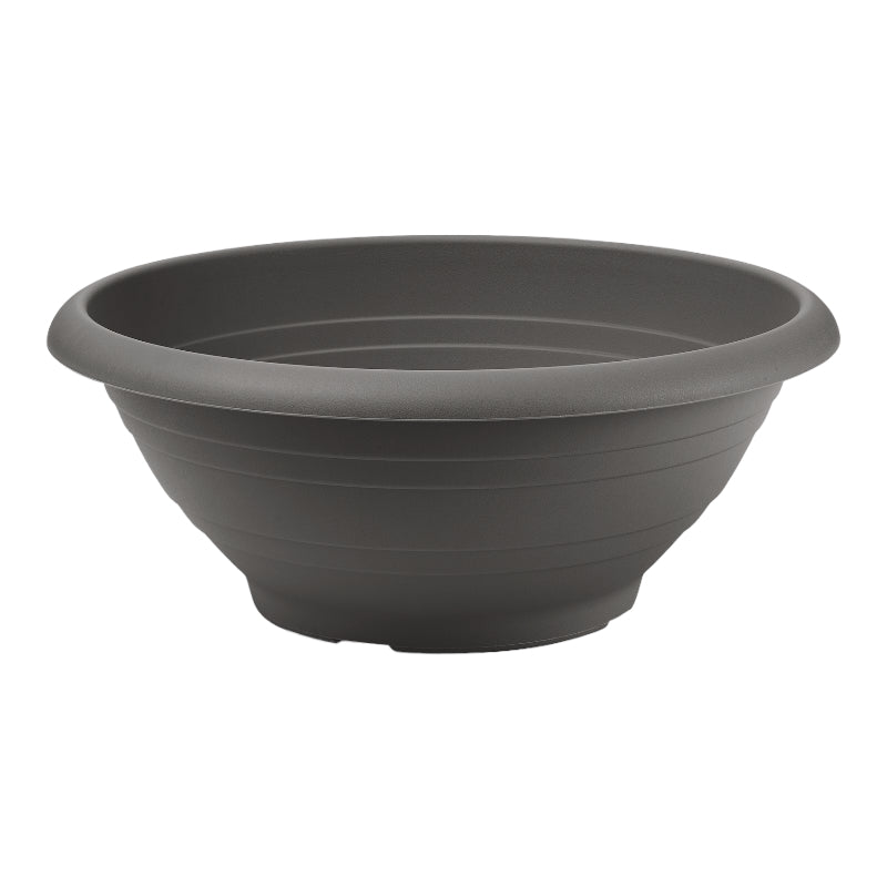 CIOTOLA CAMPANA diam. 35 in plastica VASO BASSO FOTO REALE Veca MADE IN ITALY Color: ANTRACITE