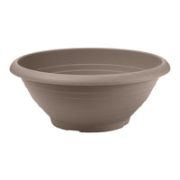 CIOTOLA CAMPANA diam. 35 in plastica VASO BASSO FOTO REALE Veca MADE IN ITALY Color: AVANA