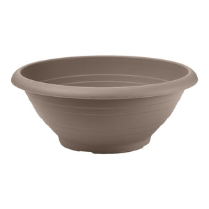CIOTOLA CAMPANA diam. 35 in plastica VASO BASSO FOTO REALE Veca MADE IN ITALY Color: AVANA