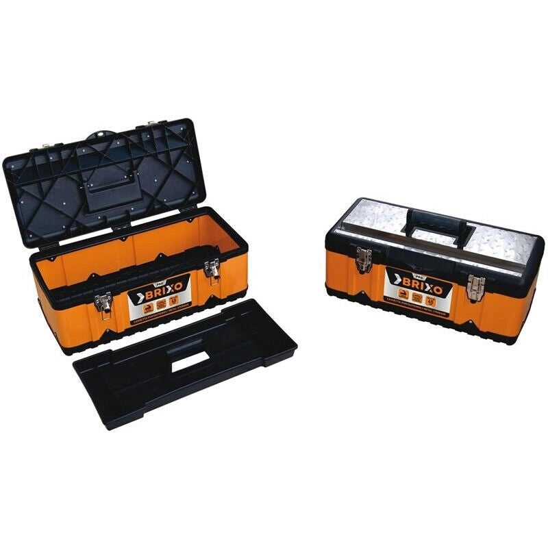 BRIXO CASSETTA PORTA ATTREZZI IN METALLO 55 X 29 X 22 CM