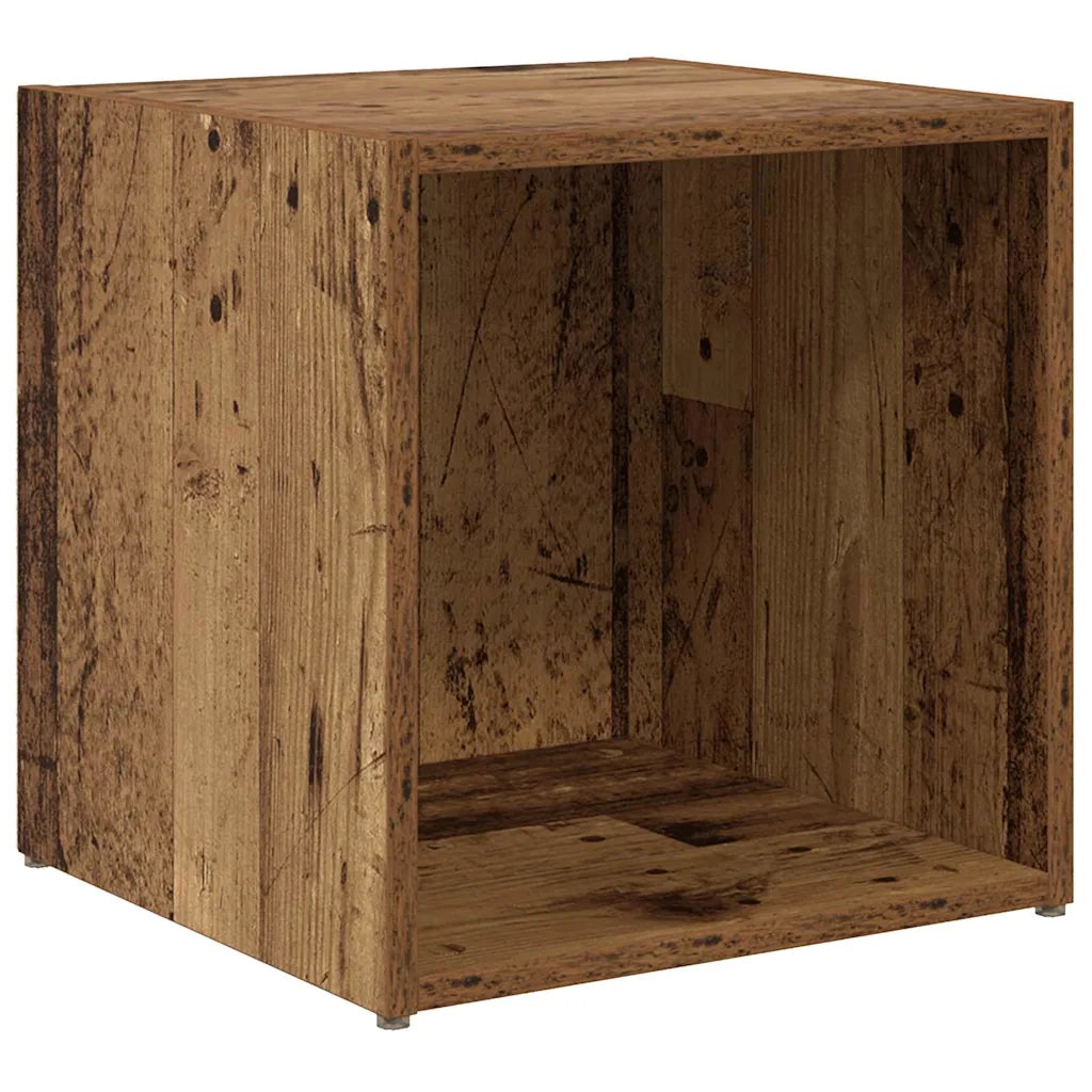 Set mobile TV 4 pz-Set di 4 Credenza per TV Legno vecchio 37 x 35 x 37,5 cm