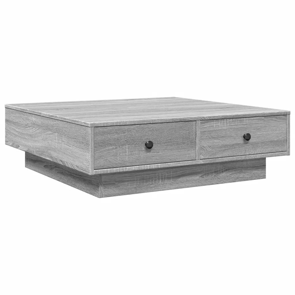 Tavolino da salotto | Tavolino da caff¨¨ | Tavolino da Soggiorno Grigio Sonoma 90x90x28 cm Legno Multistrato