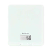 SmartLife Bilancia da cucina Bluetooth con display retroilluminato da 5 kg Bianco Nedis