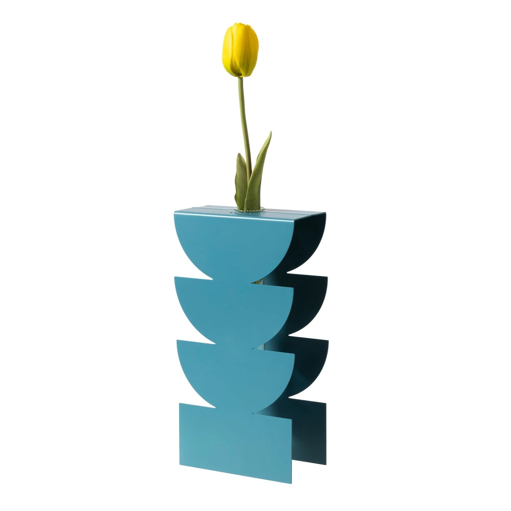 Vaso portafiore decorativo Memphis Blu oltremare