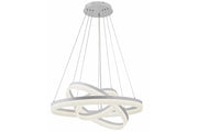 Lampada sospensione Cornelia LED 114W bianca Ø80 Reality