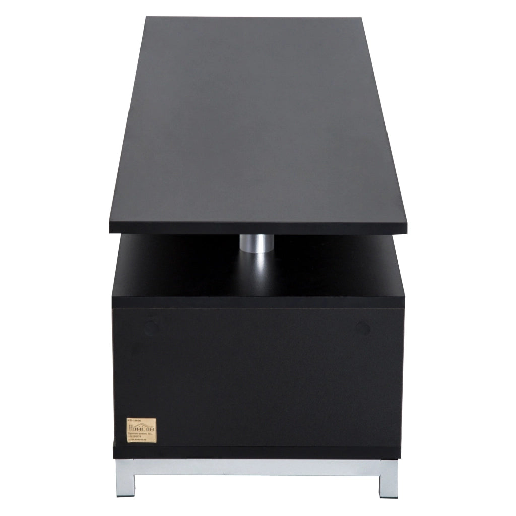Mobile TV in Legno Nero 114x40x40.5 cm
