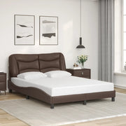 Giroletto con Testiera Marrone 120x200 cm in Similpellecod mxl 90682