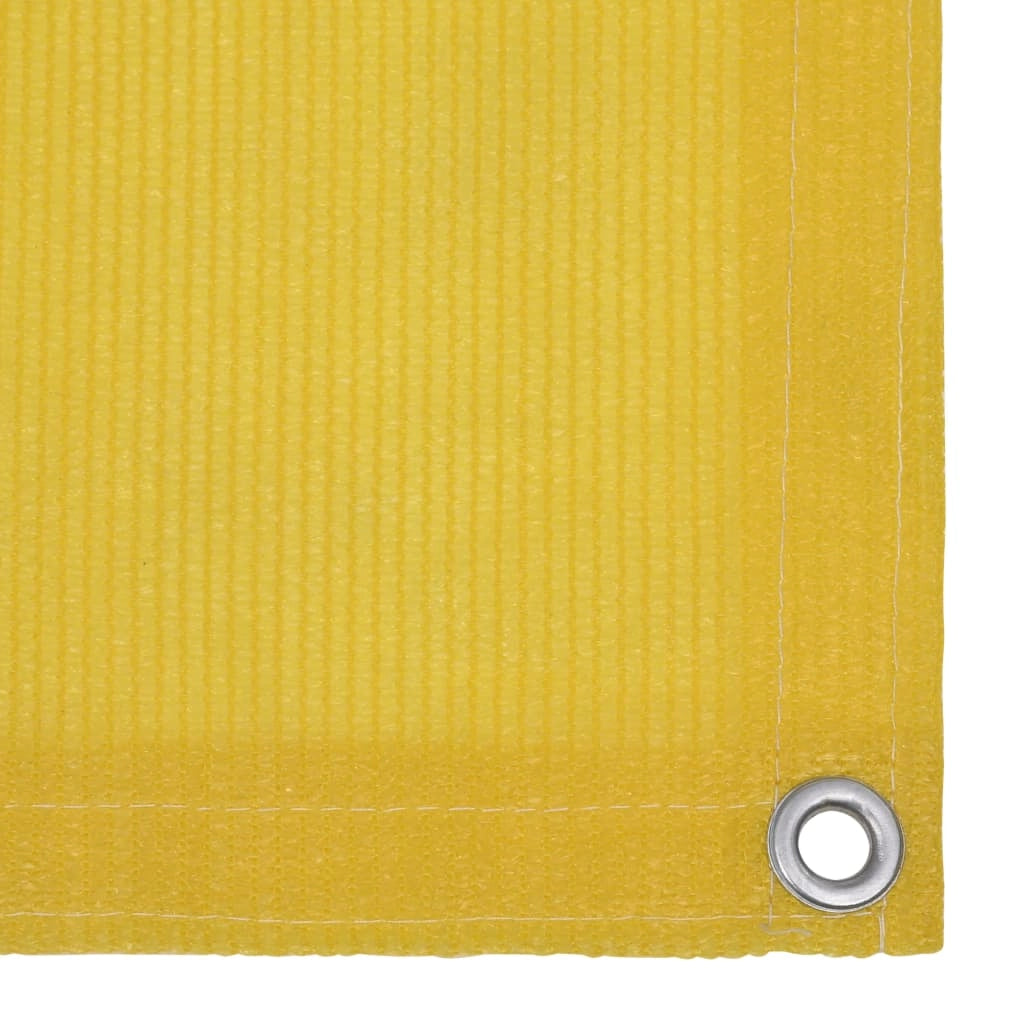 Schermo per balcone schermo per la privacy 75 x 500 cm HDPE giallo 02_0010195