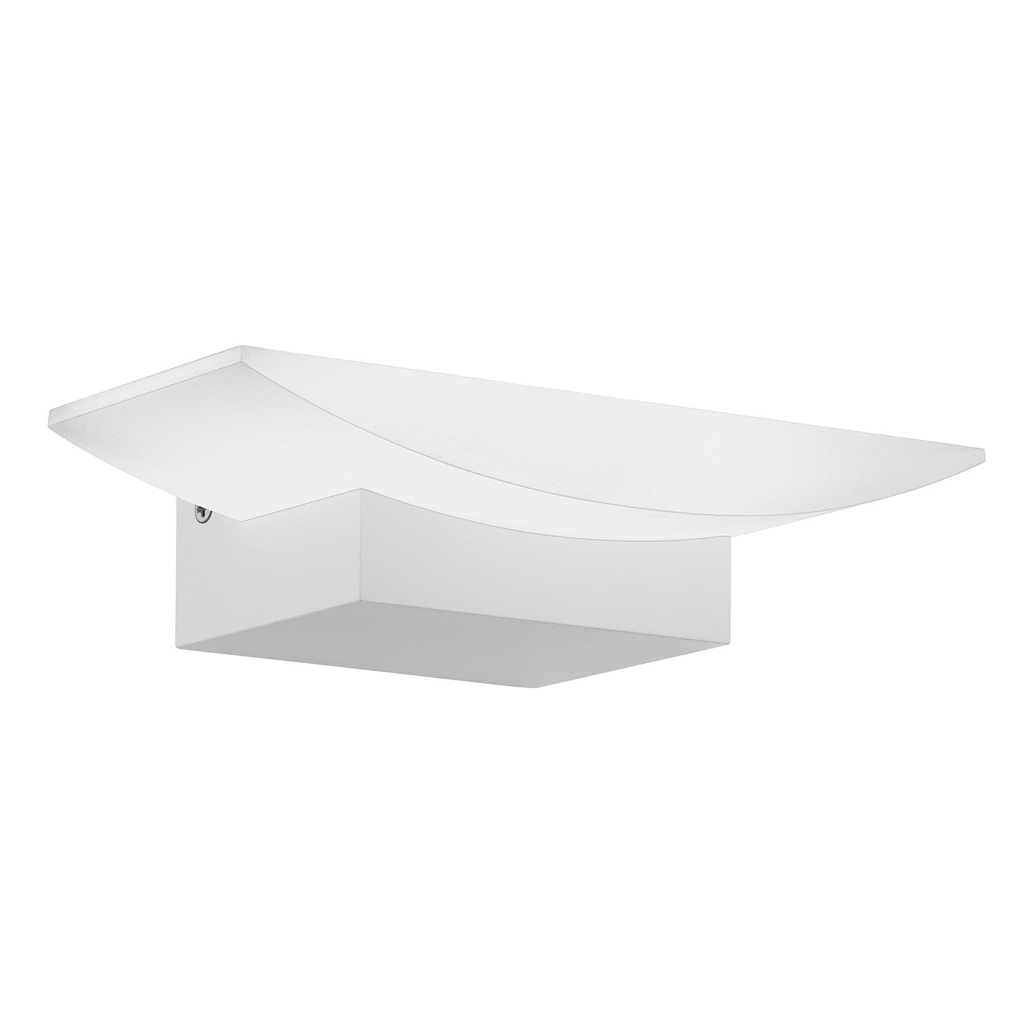 Applique Minimal Metrass Alluminio Bianco 1 Luce Led Integrato 5,6W