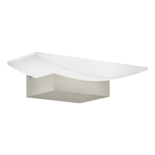 Applique Minimal Metrass Alluminio Nichel Satinato 1 Luce Led Integrato 5,6W