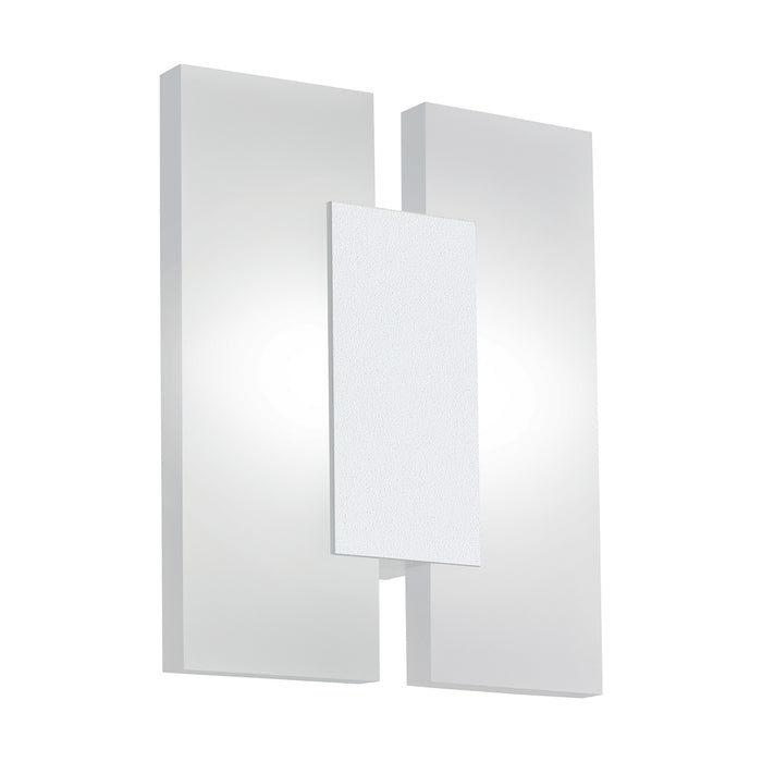 Plafoniera Minimal Metrass 2 Alluminio Bianco 2 Luci Led Integrato 4,5W