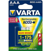 PILE RICARICABILI 'RR ACCU' MINISTILO 800 mAh - Blister 2 Pezzi - 10 pezzi- VARTA