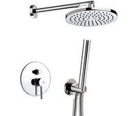 Set completo doccia dotato di soffione minimale anticalcare dotato supporto lusso - serie suvi