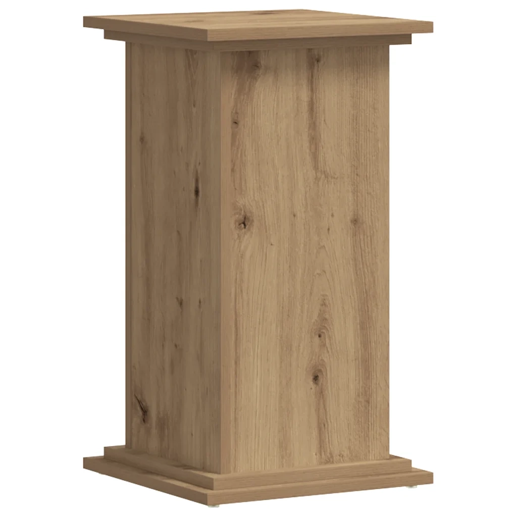 vidaXL Supporto per Piante Rovere Artigianale 33x33x60 cm Truciolato