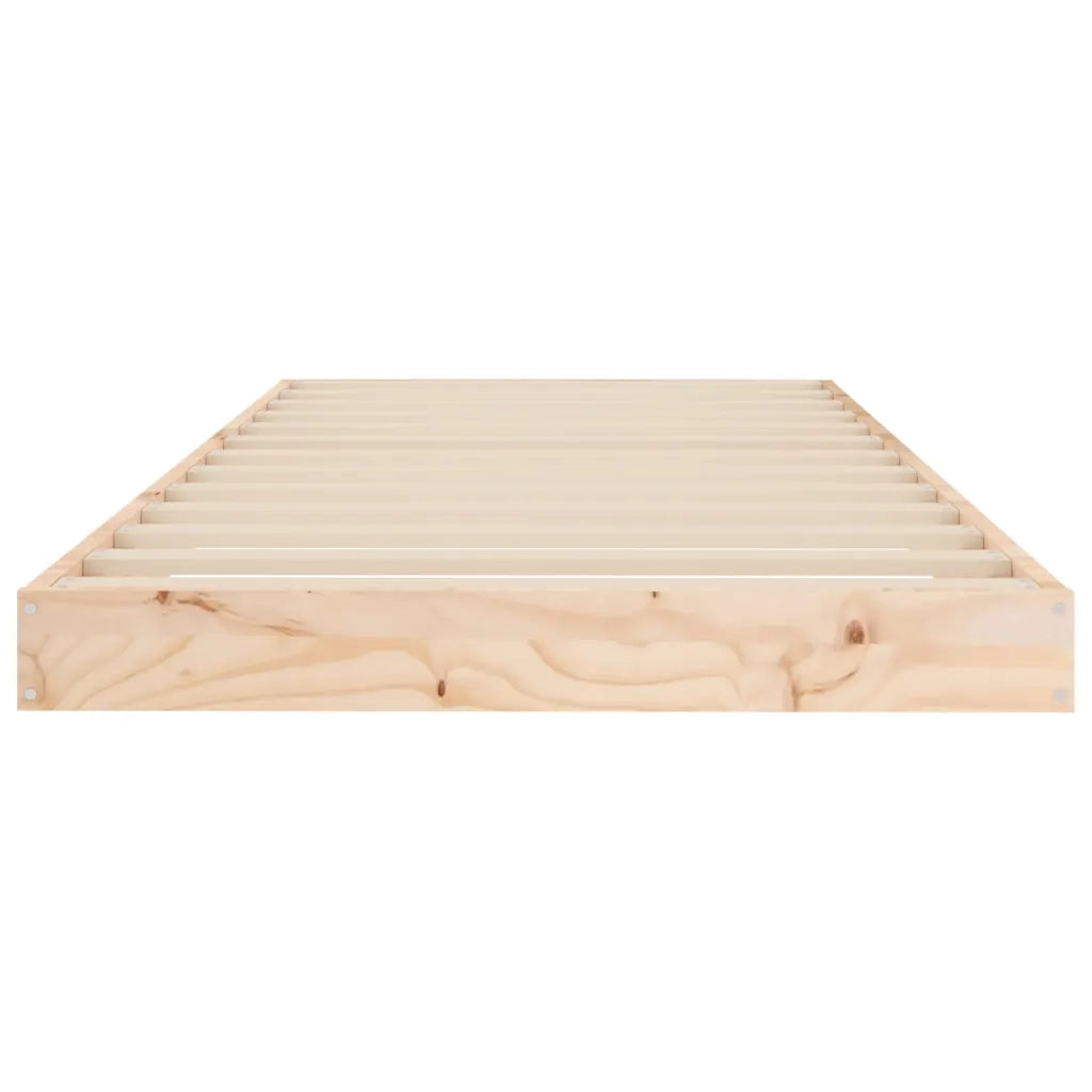 Giroletto-Struttura Letto 75x190 cm Small Single in Legno Massello di Pino 883976