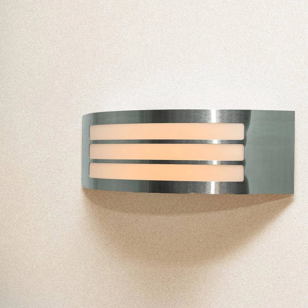 Trade Shop - Applique Led Esterno Lampada E27 Luce Moderna Parete Muro Giardino Cortile S101-a -