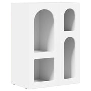 Credenza | Madia | Buffet da pranzo | Armadio da pranzo Bianco 59 x 35 x 80.5 cm Legno multistrato