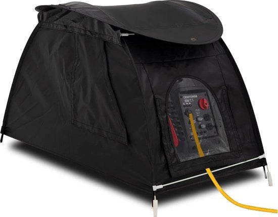 Otturamento inverter per escursione, protezione impermeabile portatile contro tutte le condizioni meteorologiche, copertura esterna per la maggior parte dei generatori inverter da 1000 a 5500 watt (90 x 50 x 58 cm, nero)
