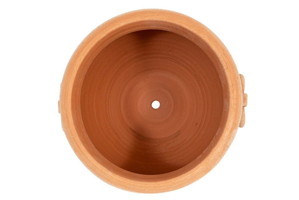 Biscottini Vaso caspò in Terracotta 100% Made in Italy interamente Lavorata a Mano orcio