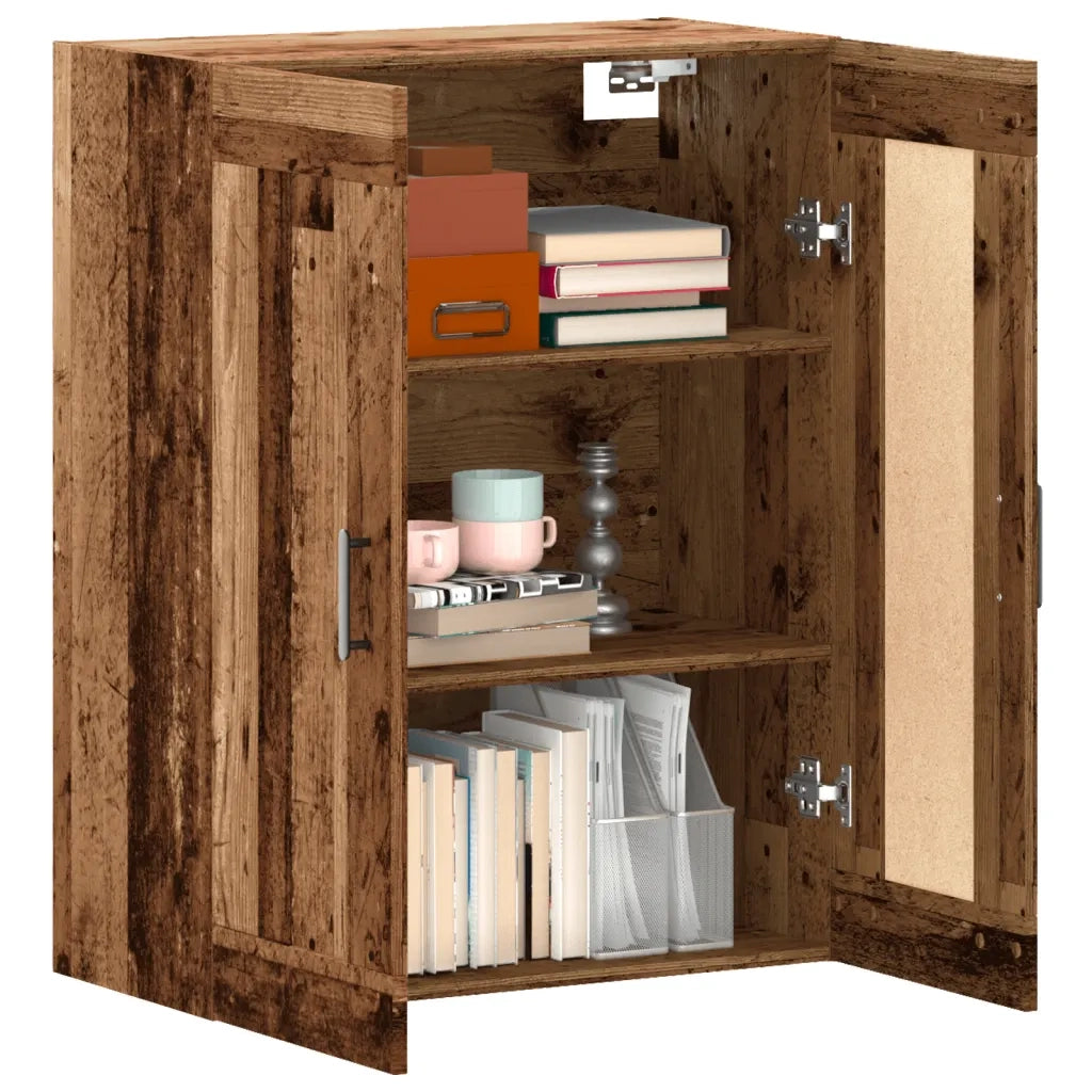 Credenza-Buffet-Armadio da cucina Legno Antico 69,5x34x90 cm in Legno Multistrato 717421