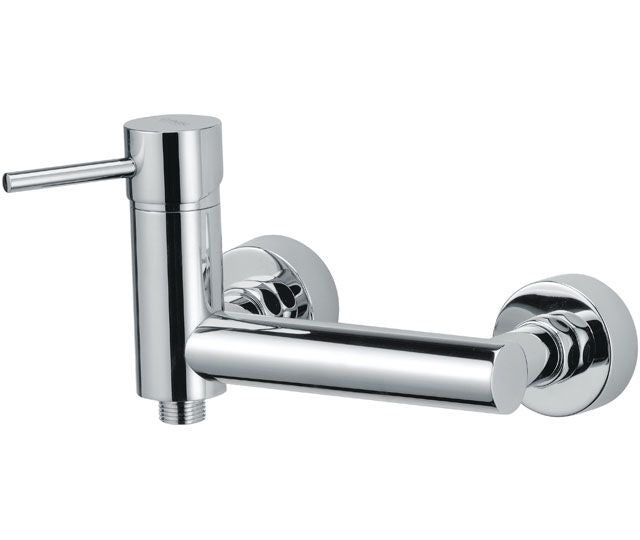 Miscelatore esterno doccia serie suvi, design tondeggiante e minimale