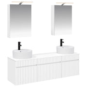 Set di Armadi da Bagno 5 pcs Bianco 50 x 14,5 x 70 cm 3406591