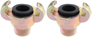 Connettore a sfere Q Type - 3/4" BSP - Flessibile - Doppio blocco - Acciaio carbonio galvanizzato - Anello di gomma antilecco - Resistente alle pressioni e duraturo - Connettore idraulico