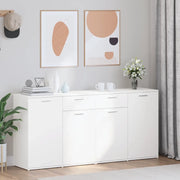 Credenza Bianca 160x36x75 cm in Truciolato
