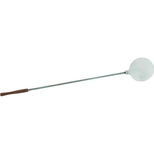 PALA PIZZA TONDA ACCIAIO INOX Ø24,5cm PER FORNO A LEGNA MANICO 150cm SANDRIGARDEN