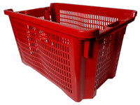 cesta cassetta rettangolare fondo chiuso raccolta uva 40 l 56x35x31 cm cod:ferx.96092