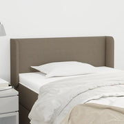 Testiera ad Orecchio Tortora 83x16x78/88 cm in Tessuto 3118466