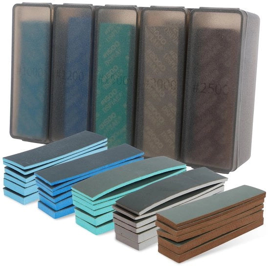 Sfregiatore in EVA 30 Unita - Morbido/Flessibile - Materiale EVA - Per Legno/Metallo/Pittura - Lisciviazione Grossa/Fine - Duraturo e Affidabile - Strumenti di Lisciviazione