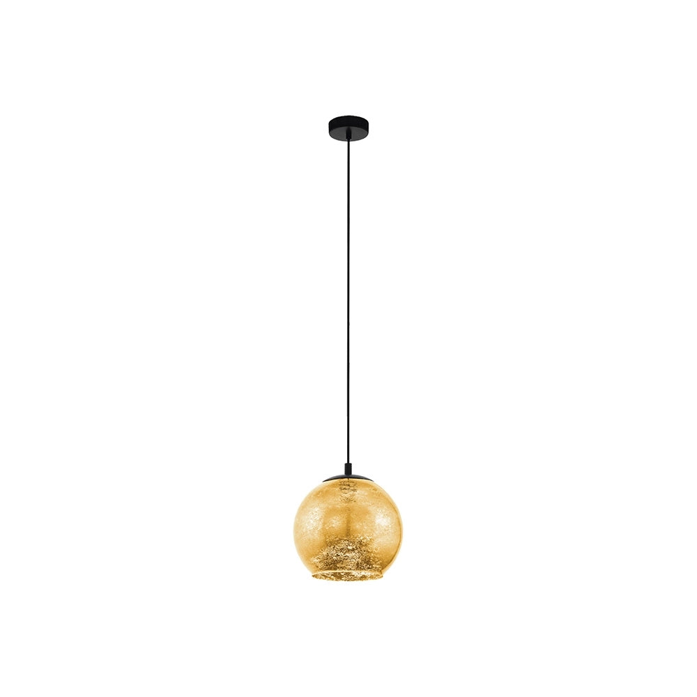 Lampadario Contemporaneo Albaraccin 1 Luce Metallo Nero