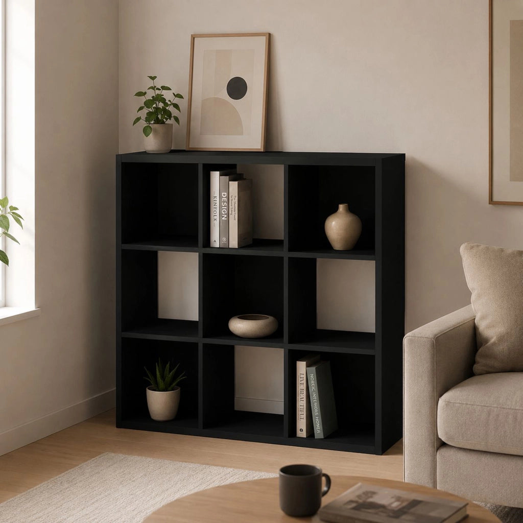 Biblioteca Liga, Libreria 6 Ripiani, 91x30x91h cm Beige