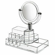 Trade Shop - Organizer Espositore Trucchi Smalti Make Up Cosmetici Organizzatore Con Specchio -