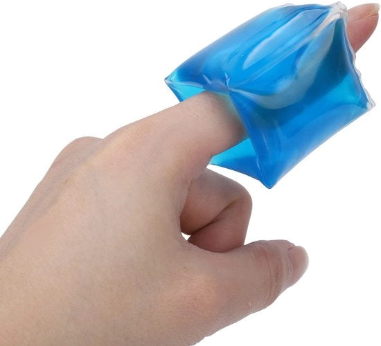 Impacco gel refrigerante riutilizzabile per dita e piedi 1,6 pollici - Piegamento e sollievo dal dolore - Compresso - Per mal di dita e piedi - Artrite e gout - Compresso refrigerante