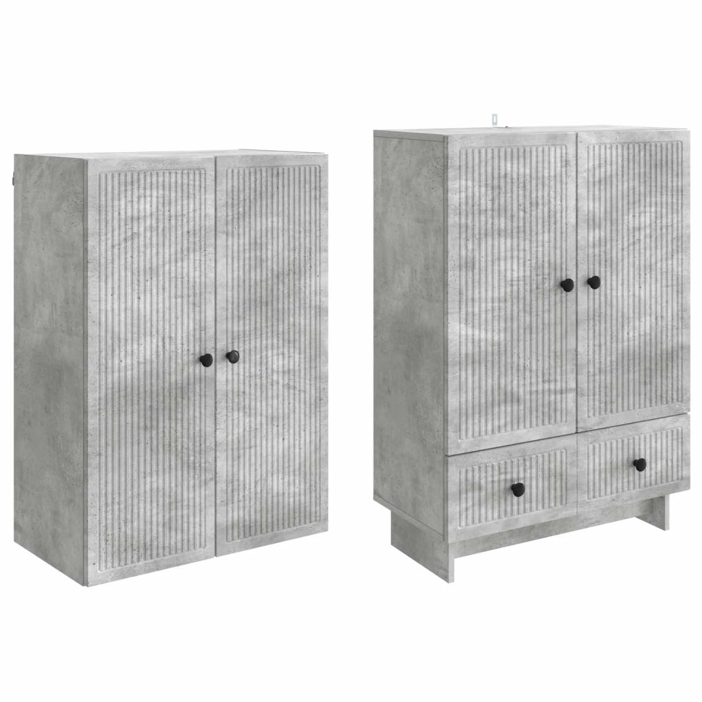 Set di armadi 2 pcs Grigio Cemento 66 x 34,5 x 95 cm 3416352