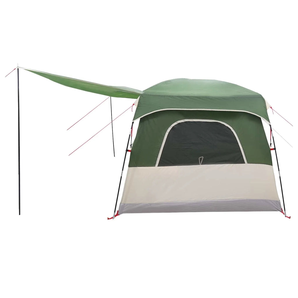 Tenda Familiare con tetto Verde 320 x 210 x 180 cm Poliestere 42028489