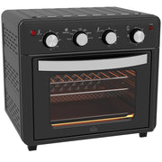 Mini Forno Ventilato 30 L 7 in 1 con Friggitrice ad Aria; Temperatura 90-230°C e Timer 60 Min