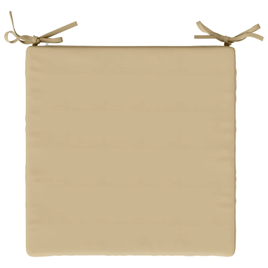 Cuscini per Sedia in 4 Pezzi SOEST 4 pz 100% Poliestere Beige 944395