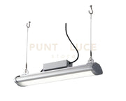 FARO LED HIGH-BAY SUPERIA ARGENTO IN ALLUMINIO 200W 30000LM 4000K IP65 7,2X120,5X13,5 CM.