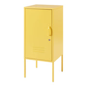 Comodino comodino cassettiera mobile contenitore 82 x 35 x 35 cm acciaio giallo 03_0011007
